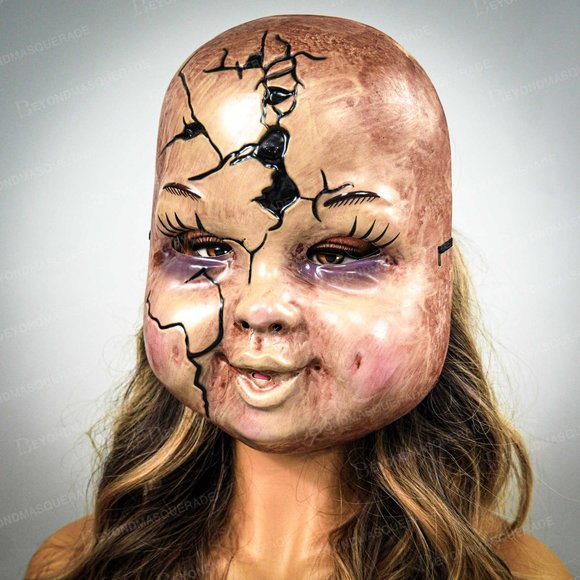 Scary Halloween Face Mask Chucky Baby Doll Mask - Picture 3 of 3